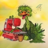 früher Vogel - Strauss | 15.77 x 15.00 cm | VS