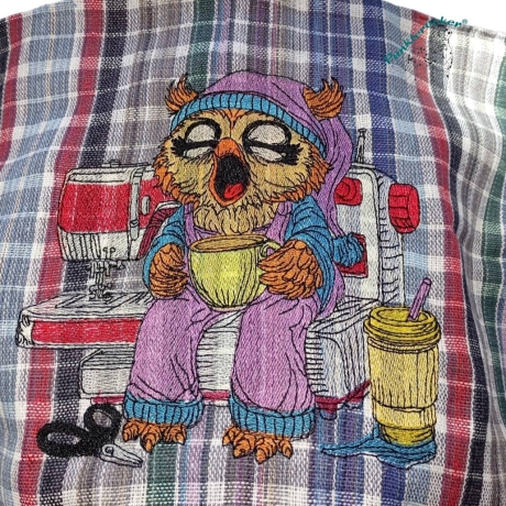 früher Vogel - Uhu | 15.80 x 15.65 cm | VS