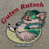 Vollstickdatei - Relax-Rudi Guten Rutsch  - 15.26 x 14.50 cm