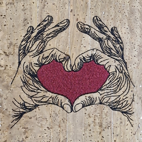 Eine Geste von Herzen | 9.47 x 8.58 cm