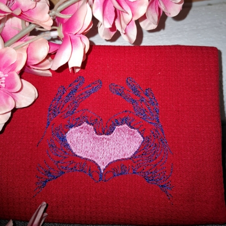 Eine Geste von Herzen | 9.47 x 8.58 cm