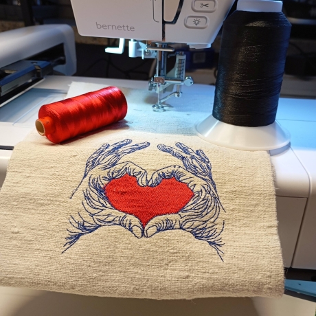 Eine Geste von Herzen | 9.47 x 8.58 cm