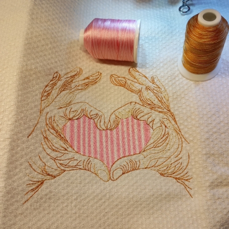 Eine Geste von Herzen | 9.47 x 8.58 cm