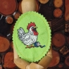 Huhn 02 | Stabdatei | 6.00 x 8.15 cm | VS | ITH