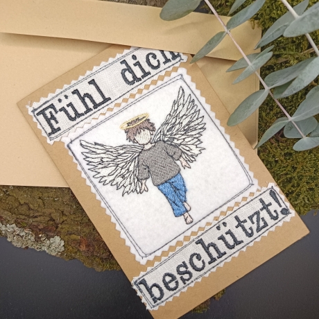  VS | Junge mit Flügel | 7.66 x 7.51 cm