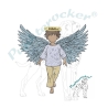  VS | Junge mit Flügel | 7.66 x 7.51 cm