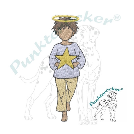  VS | kleiner Junge mit Stern | 2.49 x 7.21 cm