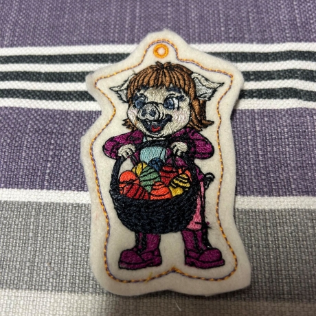 Klara - Frohe Ostern | Anhänger | 5.64 x 9.35 cm | VS | ITH