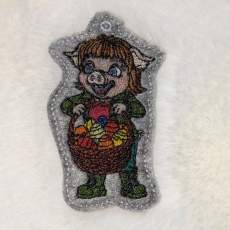 Klara - Frohe Ostern | Anhänger | 5.64 x 9.35 cm | VS | ITH