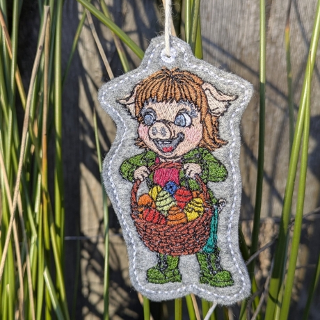 Klara - Frohe Ostern | Anhänger | 5.64 x 9.35 cm | VS | ITH