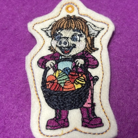 Klara - Frohe Ostern | Anhänger | 5.64 x 9.35 cm | VS | ITH