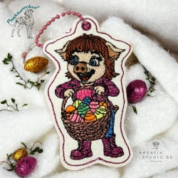 Klara - Frohe Ostern | Anhänger | 5.64 x 9.35 cm | VS | ITH