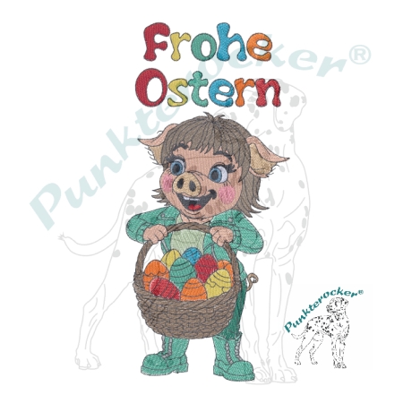 Klara wünscht Frohe Ostern  | 7.77 x 17.03 cm | VS