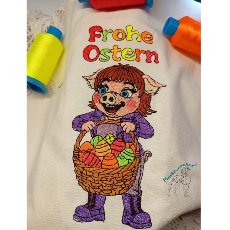 Klara wünscht Frohe Ostern  | 7.77 x 17.03 cm | VS