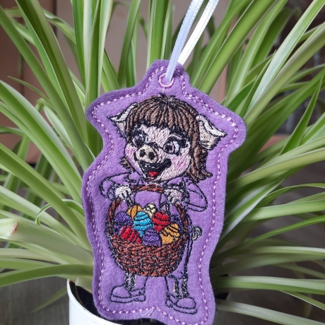 Klara - Frohe Ostern | Anhänger | 5.64 x 9.35 cm | TS | ITH