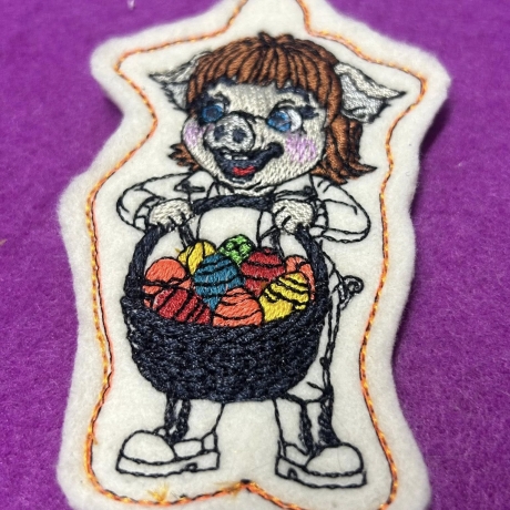 Klara - Frohe Ostern | Anhänger | 5.64 x 9.35 cm | TS | ITH