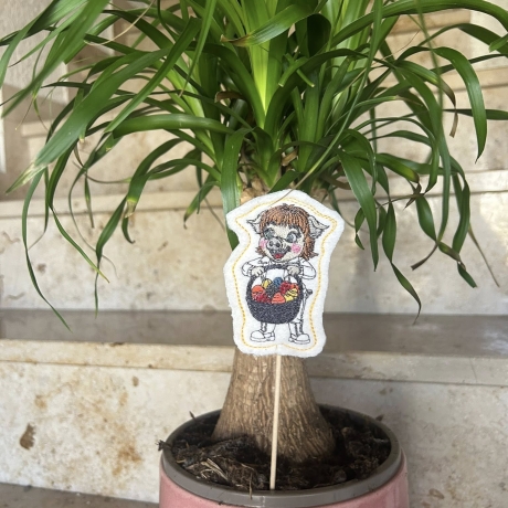 Klara - Frohe Ostern | Stabdatei | 5.64 x 8.71 cm | TS | ITH