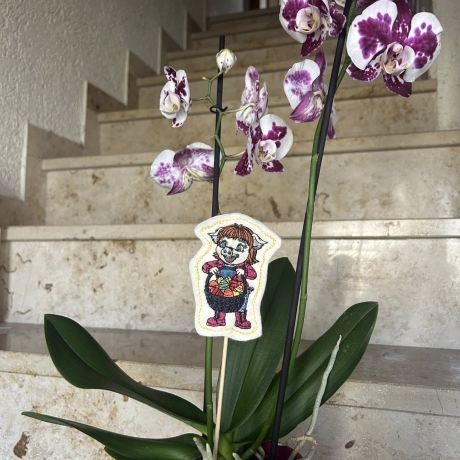 Klara - Frohe Ostern | Stabdatei | 5.64 x 8.71 cm | VS | ITH