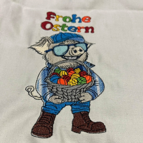 Kurt wünscht Frohe Ostern  | 8.81 x 17.42 cm | VS