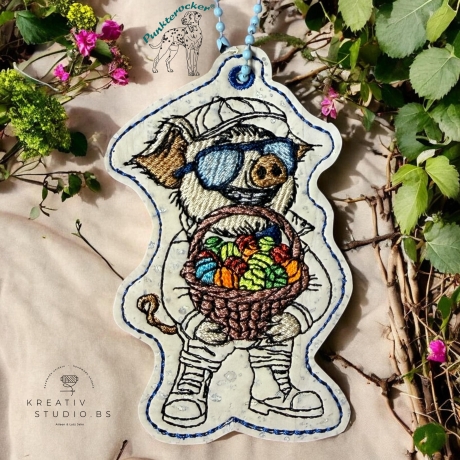 Kurt - Frohe Ostern | Anhänger | 6.13 x 9.35 cm | TS | ITH