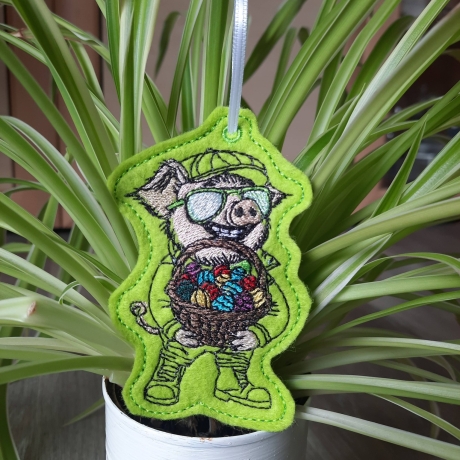 Kurt - Frohe Ostern | Anhänger | 6.13 x 9.35 cm | TS | ITH