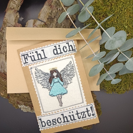  VS | Mädchen mit Flügel | 7.08 x 7.50 cm