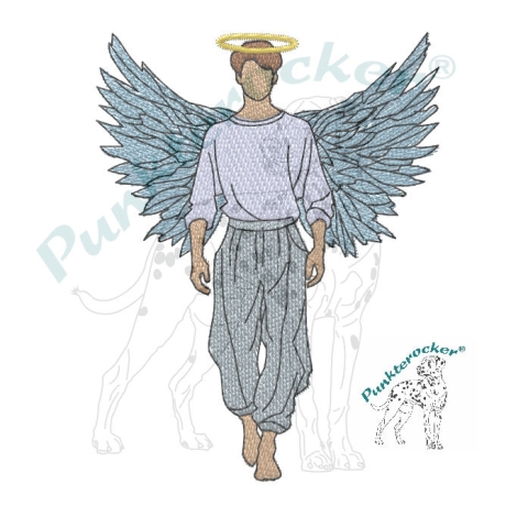  VS | junger Mann mit Flügel | 8.01 x 10.49 cm