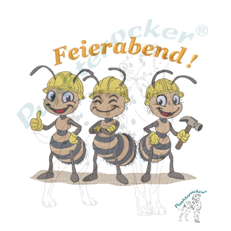 Ameisen - 3 Meister Feierabend | 15.77 x 13.55 cm | VS