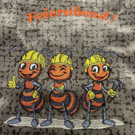 Ameisen - 3 Meister Feierabend | 15.77 x 13.55 cm | VS