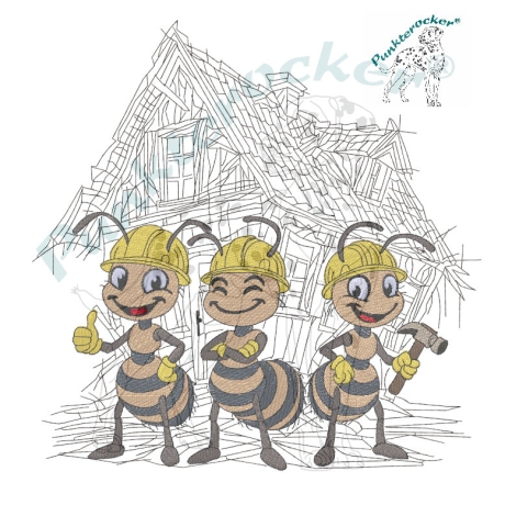 Ameisen - 3 Meister mit Meisterwerk | 18.80 x 18.86 cm | VS-TS