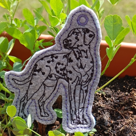 ITH Anhänger Punkterocker Cajus - Kontur - 5.79 x 7.85 cm