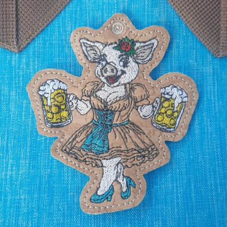 O´zapft is! - Resi Anhänger | 8.13 x 9.44 cm | ITH | TS