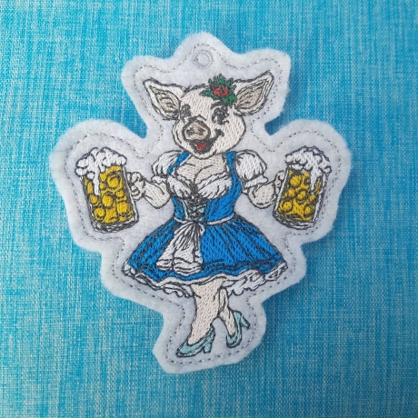 O´zapft is! - Resi Anhänger | 8.13 x 9.44 cm | ITH | VS