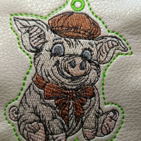 ITH VS-Anhänger - Schleifen-Schorsch  - Größe 6.31 x 7.86 cm