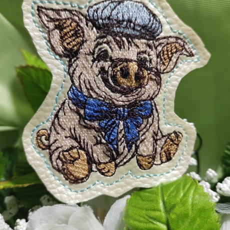 ITH VS-Anhänger - Schleifen-Schorsch  - Größe 6.31 x 7.86 cm