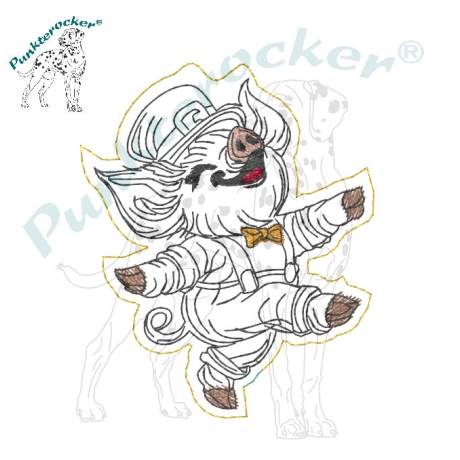 ITH TSf-Stabdatei - Lucky Lepi - Größe 6.19 x 7.49 cm