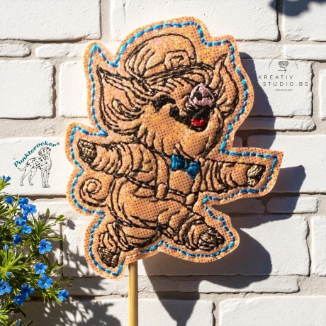 ITH TSf-Stabdatei - Lucky Lepi - Größe 6.19 x 7.49 cm