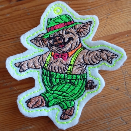 ITH VS-Anhänger - Swingin’ Siggi - Größe 7.32 x 7.86 cm