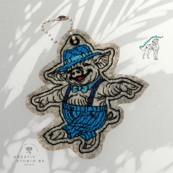 ITH TS-Anhänger - Swingin’ Siggi - Größe 7.32 x 7.86 cm