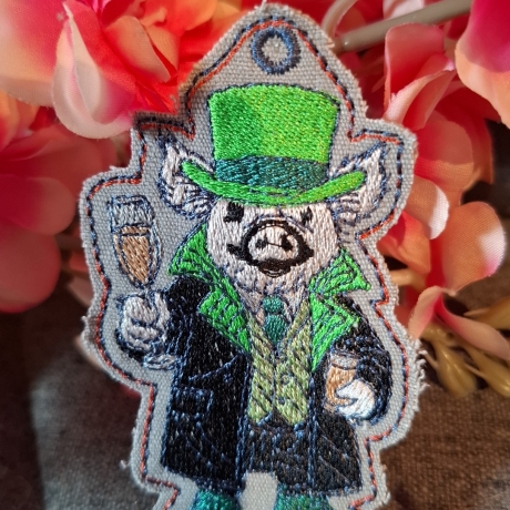 ITH VS-Anhänger - Sir Schampus  - Größe 5.32 x 9.35 cm