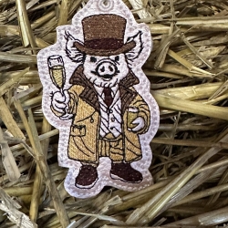 ITH TS-Anhänger - Sir Schampus - Größe 5.32 x 9.35 cm