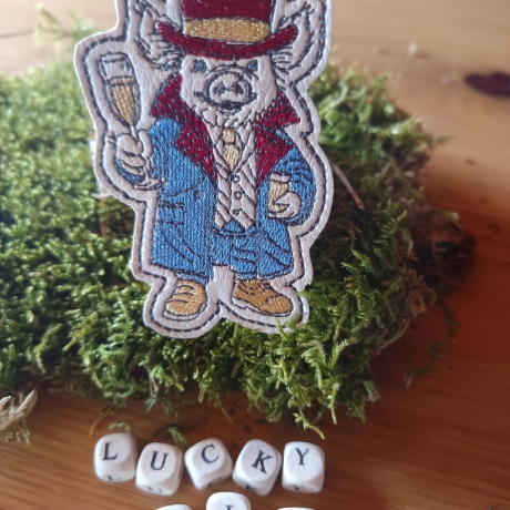 ITH TS-Anhänger - Sir Schampus - Größe 5.32 x 9.35 cm