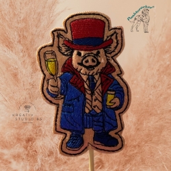 ITH TS-Stabdatei - Sir Schampus   - Größe 5.32 x 8.62 cm