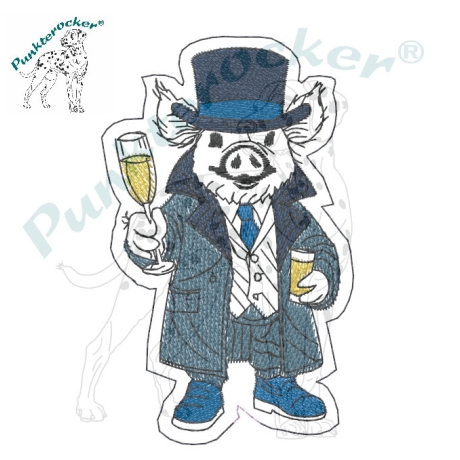 ITH TS-Stabdatei - Sir Schampus   - Größe 5.32 x 8.62 cm