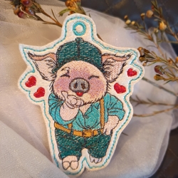 ITH VS-Anhänger - Herzens-Hugo - Größe 6.96 x 9.35 cm