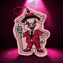 ITH TS-Anhänger - Swingin´Robbie - Größe 6.95 x 9.36 cm