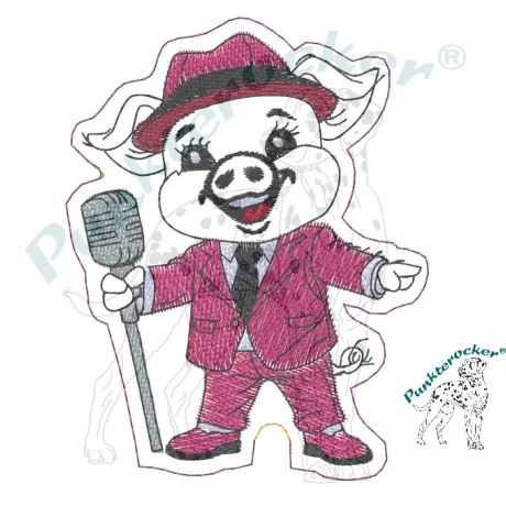 ITH TS-Stabdatei - Swingin´Robbie - Größe 6.95 x 8.88 cm