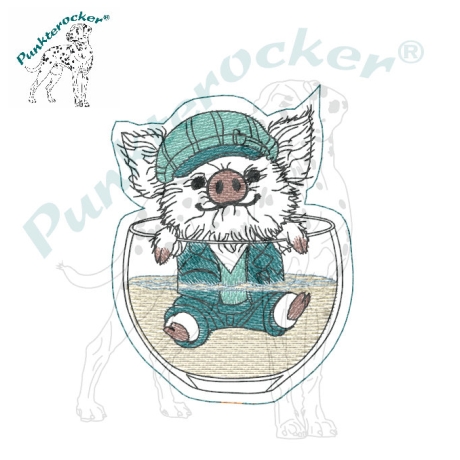 ITH TS-Stabdatei - Bubbly Ben - Größe 6.02 x 7.96 cm