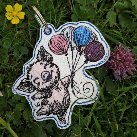 ITH VS-Anhänger - Ballon-Berti - Größe 8.08 x 8.36 cm