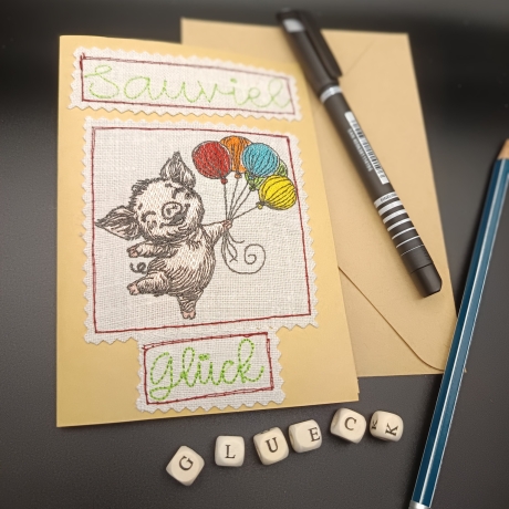 ITH TS-Anhänger - Ballon-Berti  - Größe 8.08 x 8.36 cm